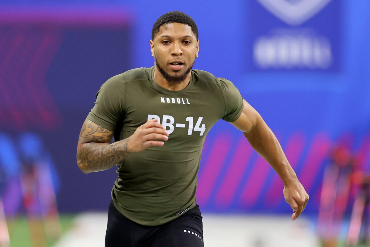 Watch Daequan Hardy show his speed with his 40-yard dash at the NFL combine