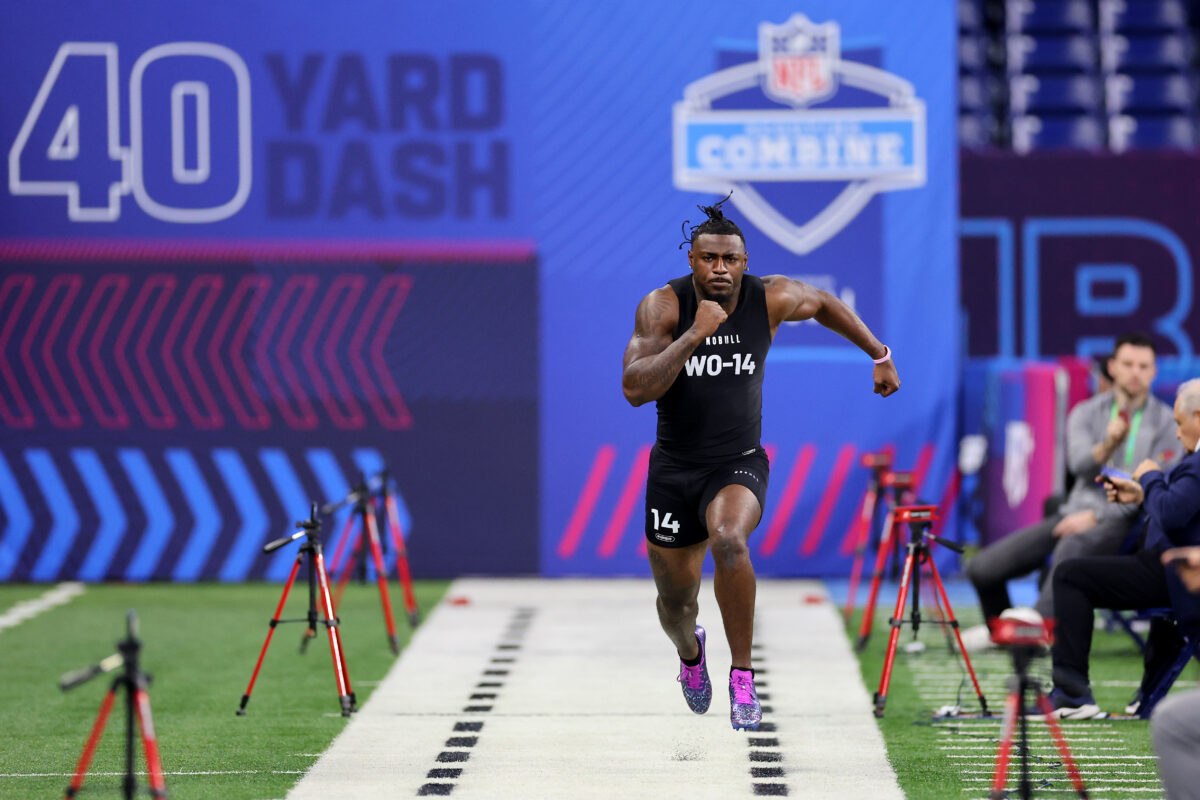 2024 NFL Scouting Combine: WR prospects run 40-yard dash