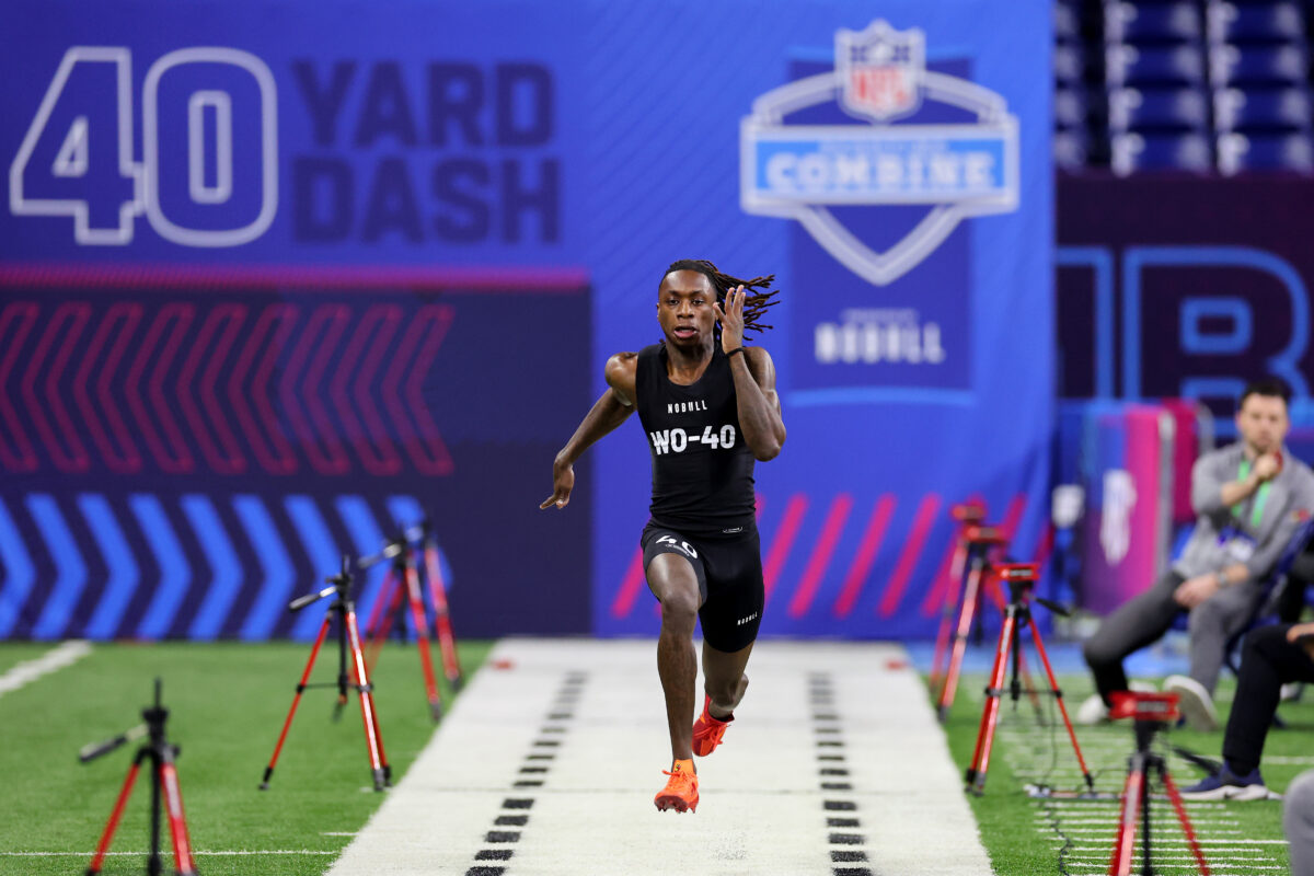 Twitter reacts to Xavier Worthy breaking the scouting combine record with a 4.21 40-yard dash