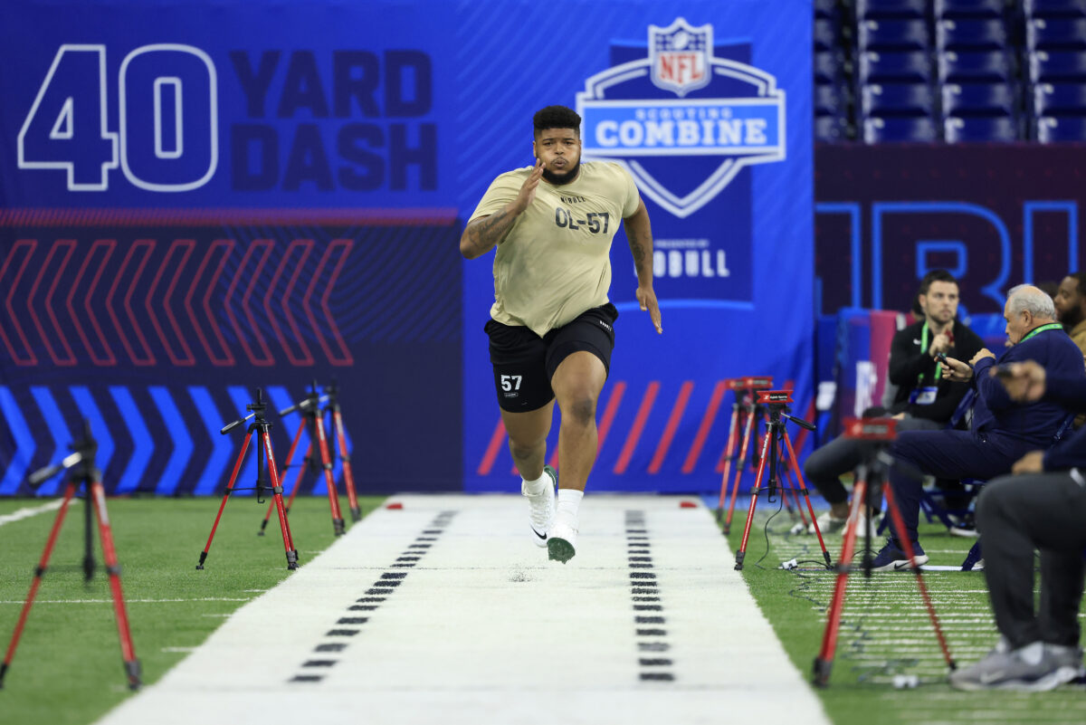 Two OL suffer injuries while running the 40-yard dash at the combine