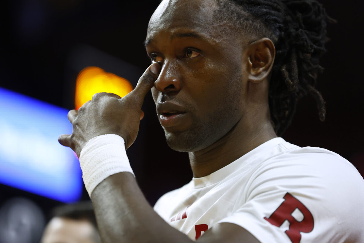 It was an emotional Senior Day for Rutgers basketball, Cliff Omoruyi