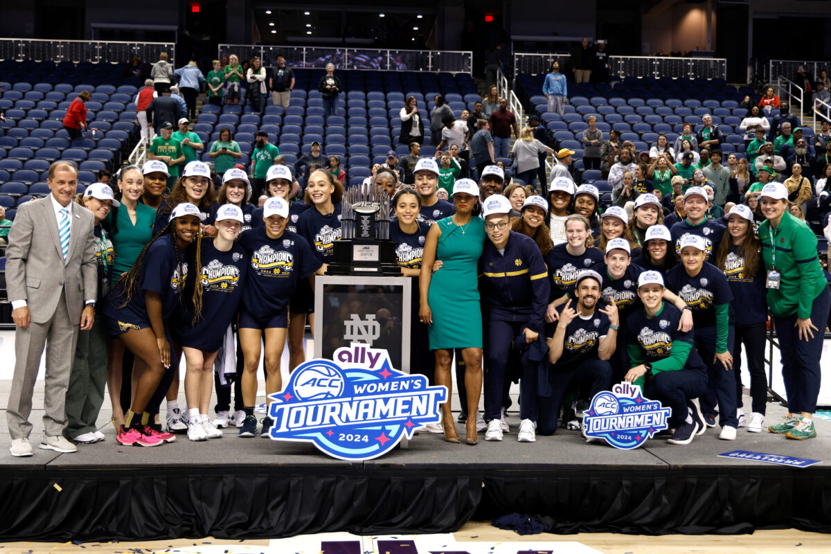 Watch: Notre Dame reacts to getting No. 2 seed in the NCAA Tournament