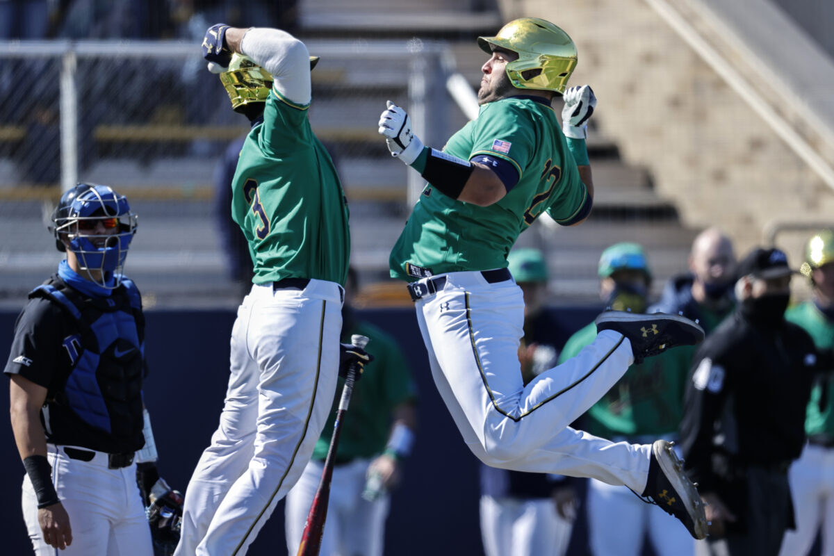 Notre Dame baseball bashes its way to a series sweep of Tennessee Tech