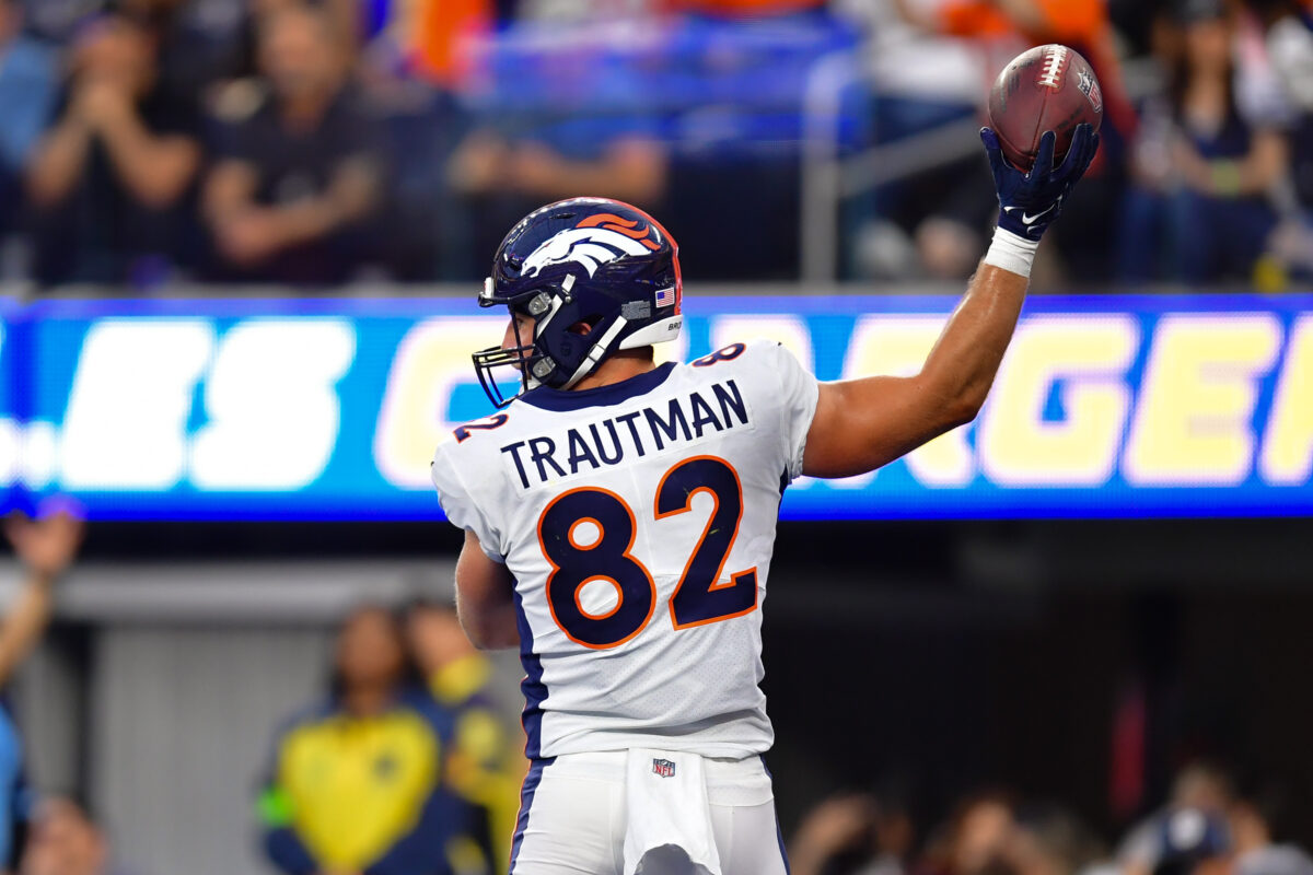 Broncos re-signing TE Adam Trautman to 2-year contract