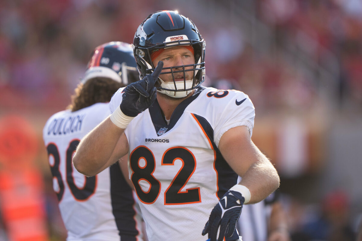 Here are Adam Trautman’s contract details with the Broncos