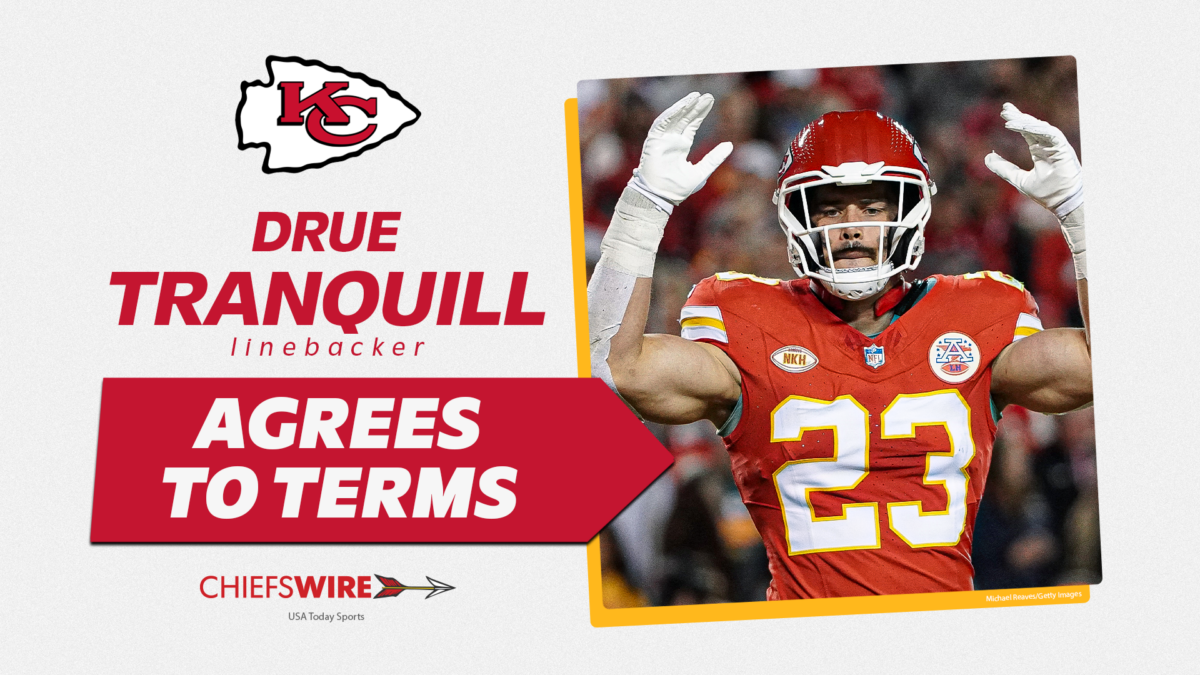 Chiefs re-sign LB Drue Tranquill to 3-year $19m contract