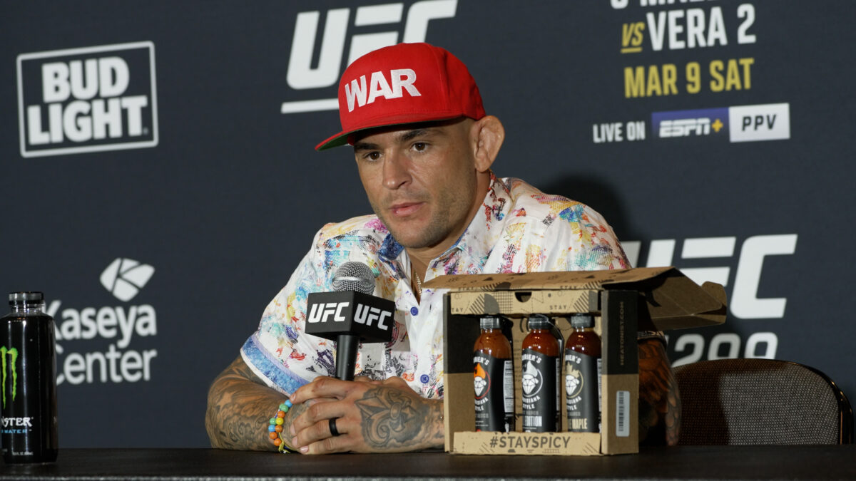 Dustin Poirier still on the hunt for the UFC lightweight title: ‘That’s the only reason I’m fighting’