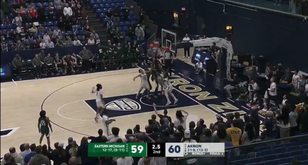 Eastern Michigan’s Jalin Billingsley drops Akron with a stealthy game-sealing putback dunk