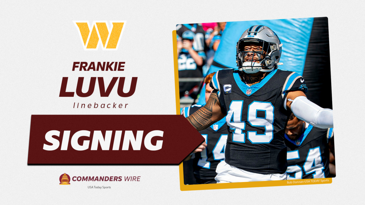Commanders expected to sign Panthers linebacker Frankie Luvu