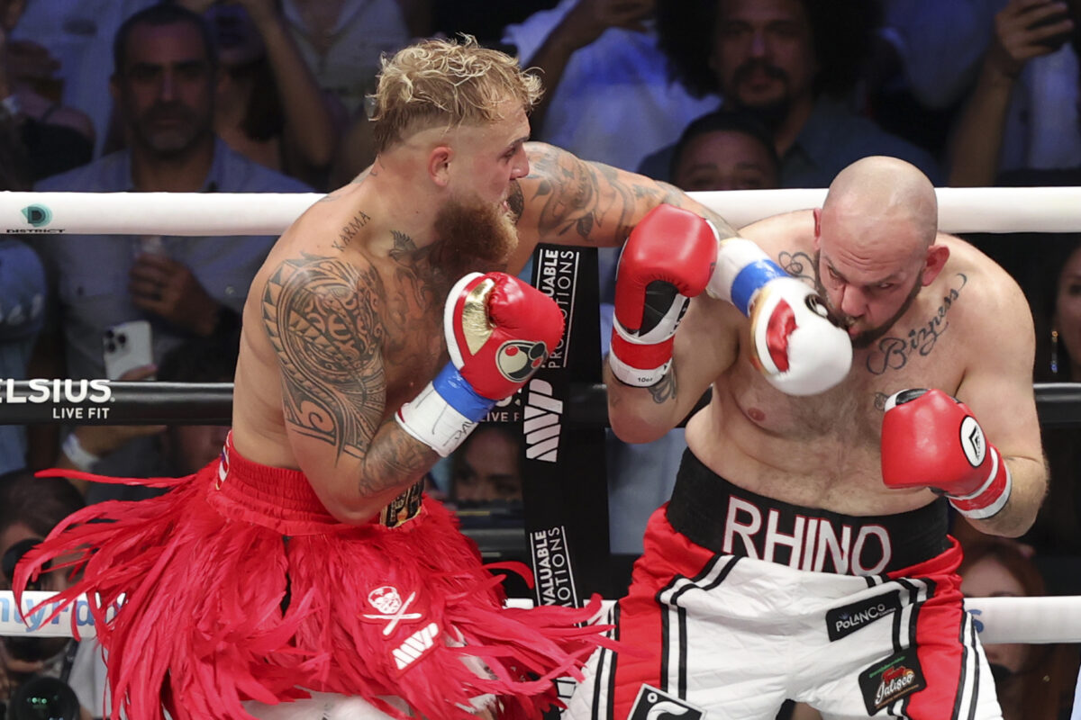 Watch Jake Paul completely destroy Ryan Bourland with a first-round TKO