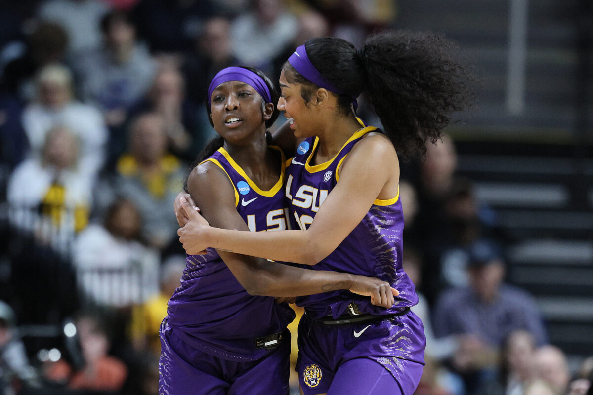 Angel Reese sang Flau’jae Johnson’s new song back to her after LSU topped UCLA in the Sweet 16