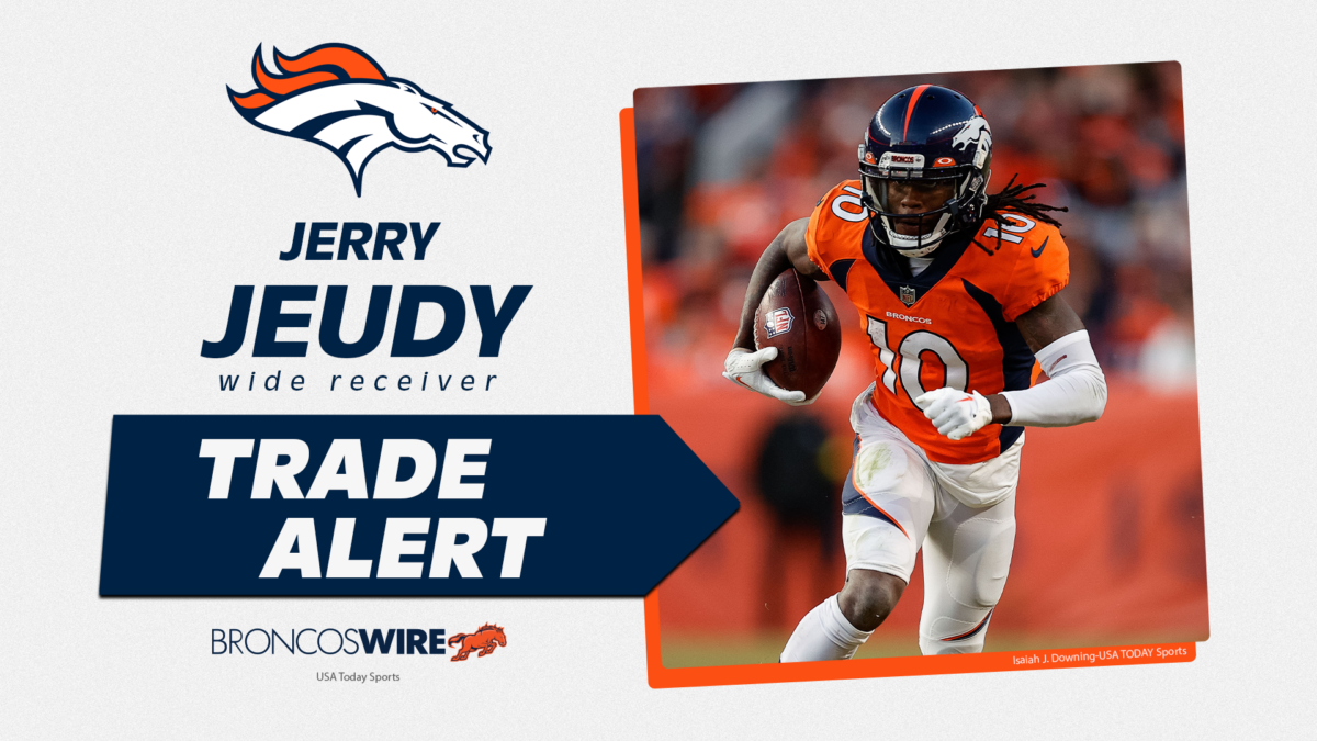 Broncos officially trade WR Jerry Jeudy to Browns for late-round picks