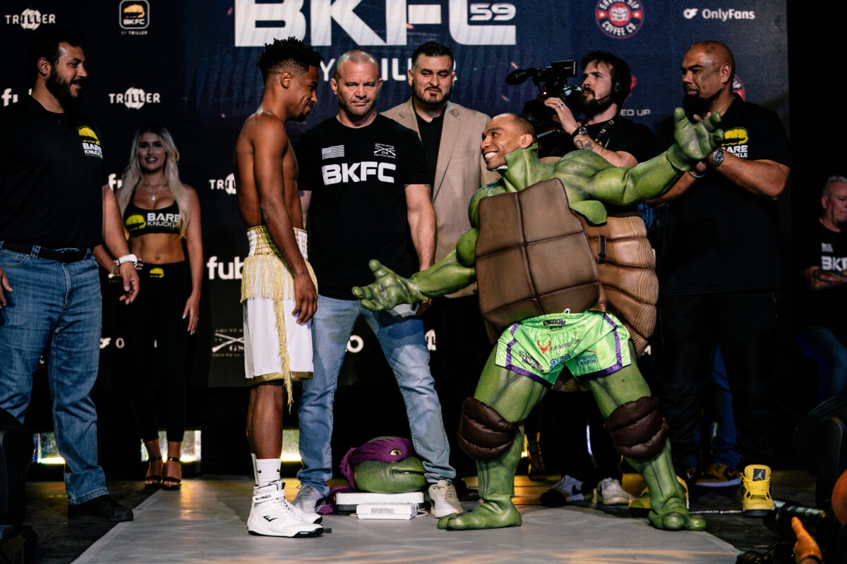 Photos: BKFC 59 weigh-ins and fighter faceoffs