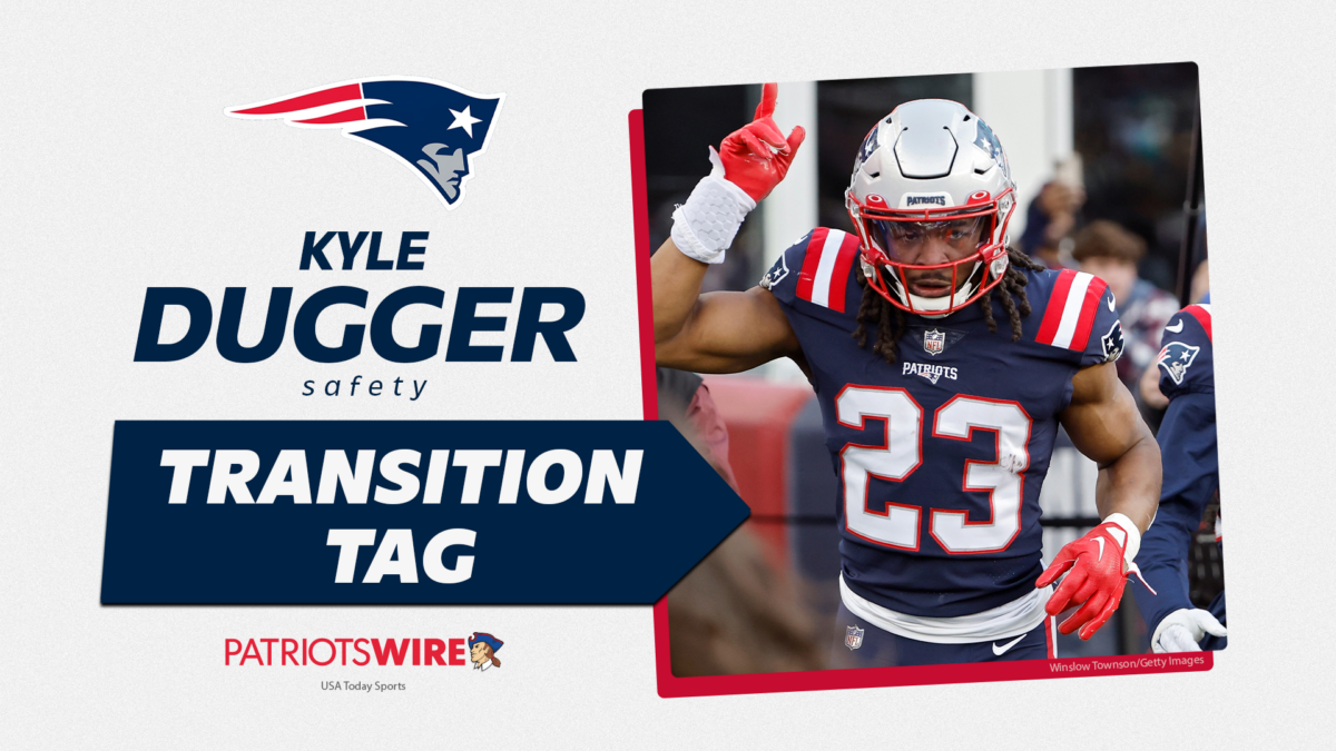 Patriots placing transition tag on DB Kyle Dugger