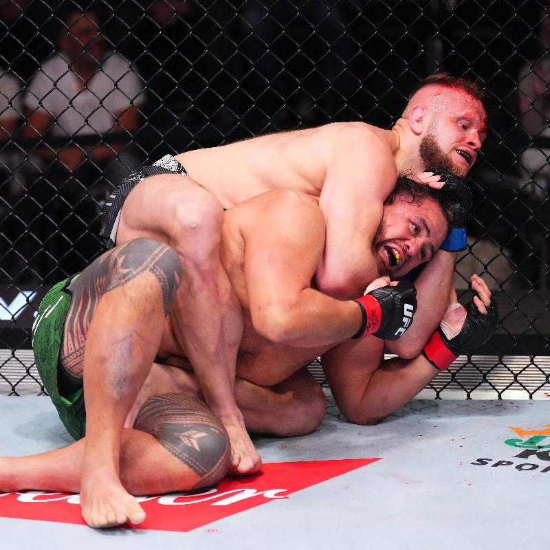 UFC Fight Night 239 results: Marcin Tybura sees own blood, promptly submits Tai Tuivasa