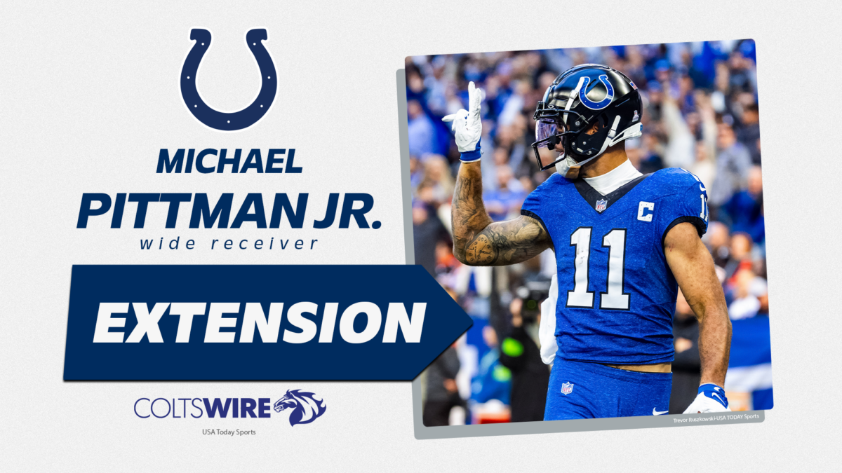 Here are the details of Michael Pittman Jr.’s new contract with Colts
