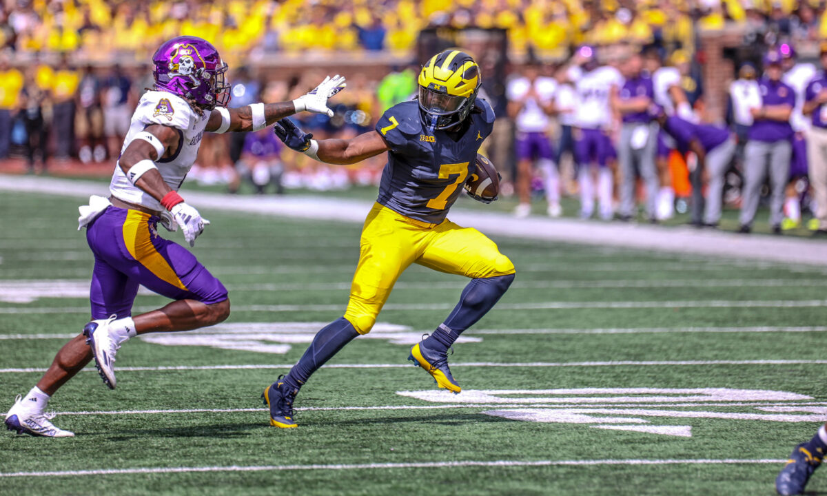 Donovan Edwards breaking down the Michigan RB room: ‘The sky’s the limit for us’