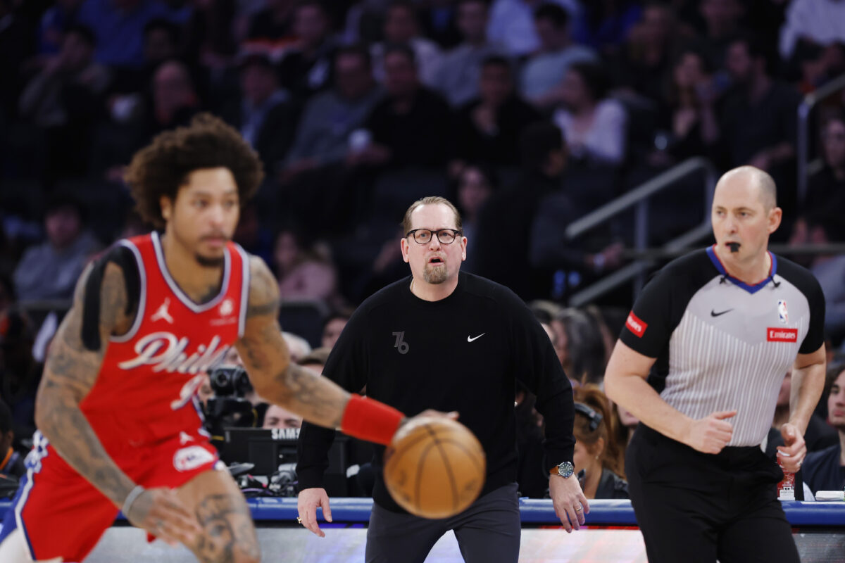Coach Nick Nurse challenged Sixers to be tougher against Knicks