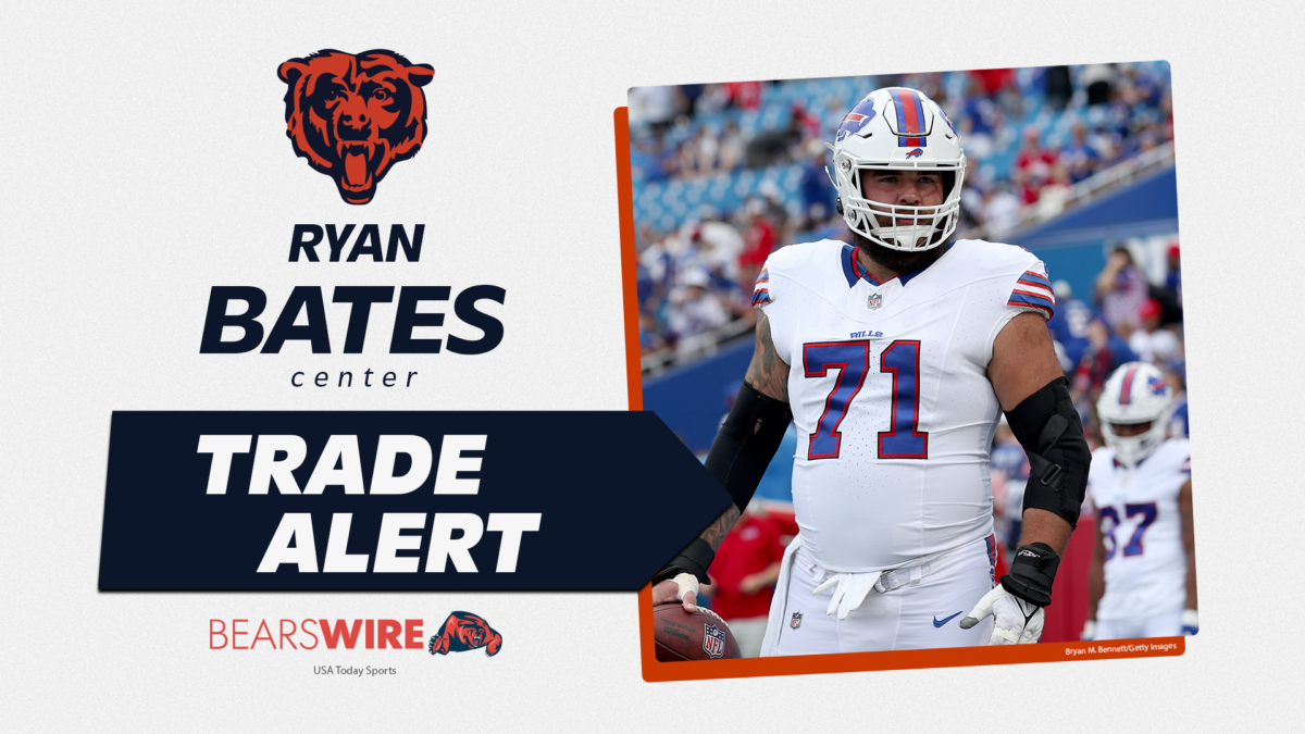 Bears agree to terms on trade for Bills OL Ryan Bates