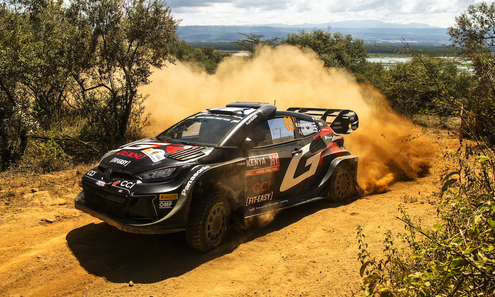 Rovanpera heads Toyota 1-2-3 on WRC Safari Rally after Friday charge