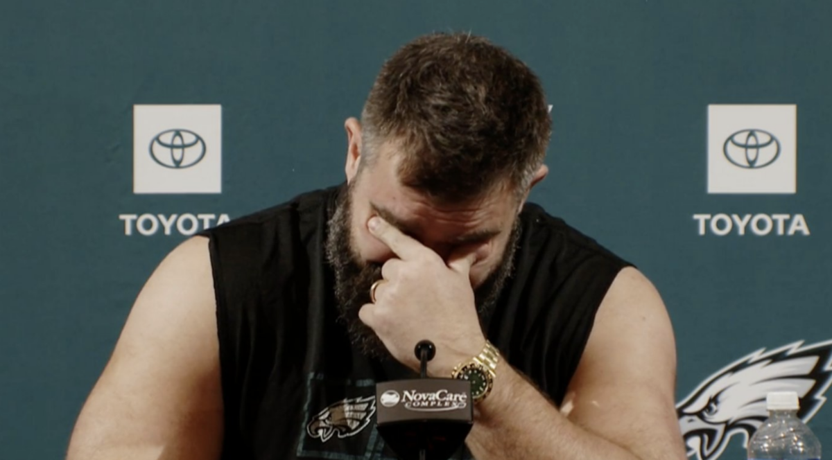 Jason Kelce’s tearful retirement announcement had NFL fans feeling all of the emotions