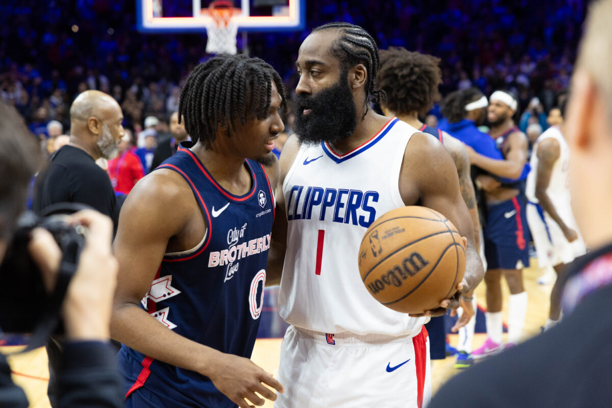 Sixers’ Tyrese Maxey praises James Harden for helping his development