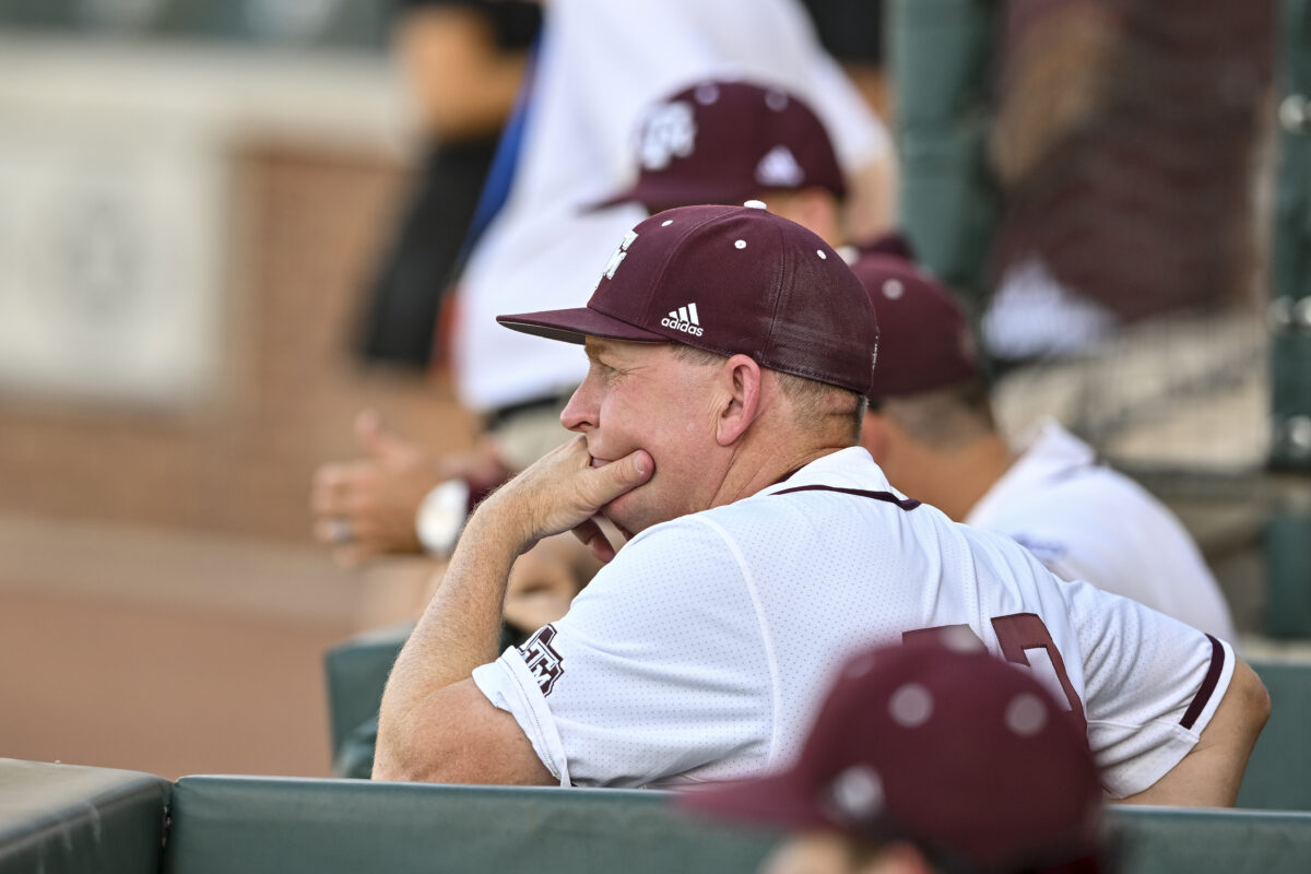 Texas A&M head coach Jim Scholssnagle speaks after the 6-3 victory over HCU