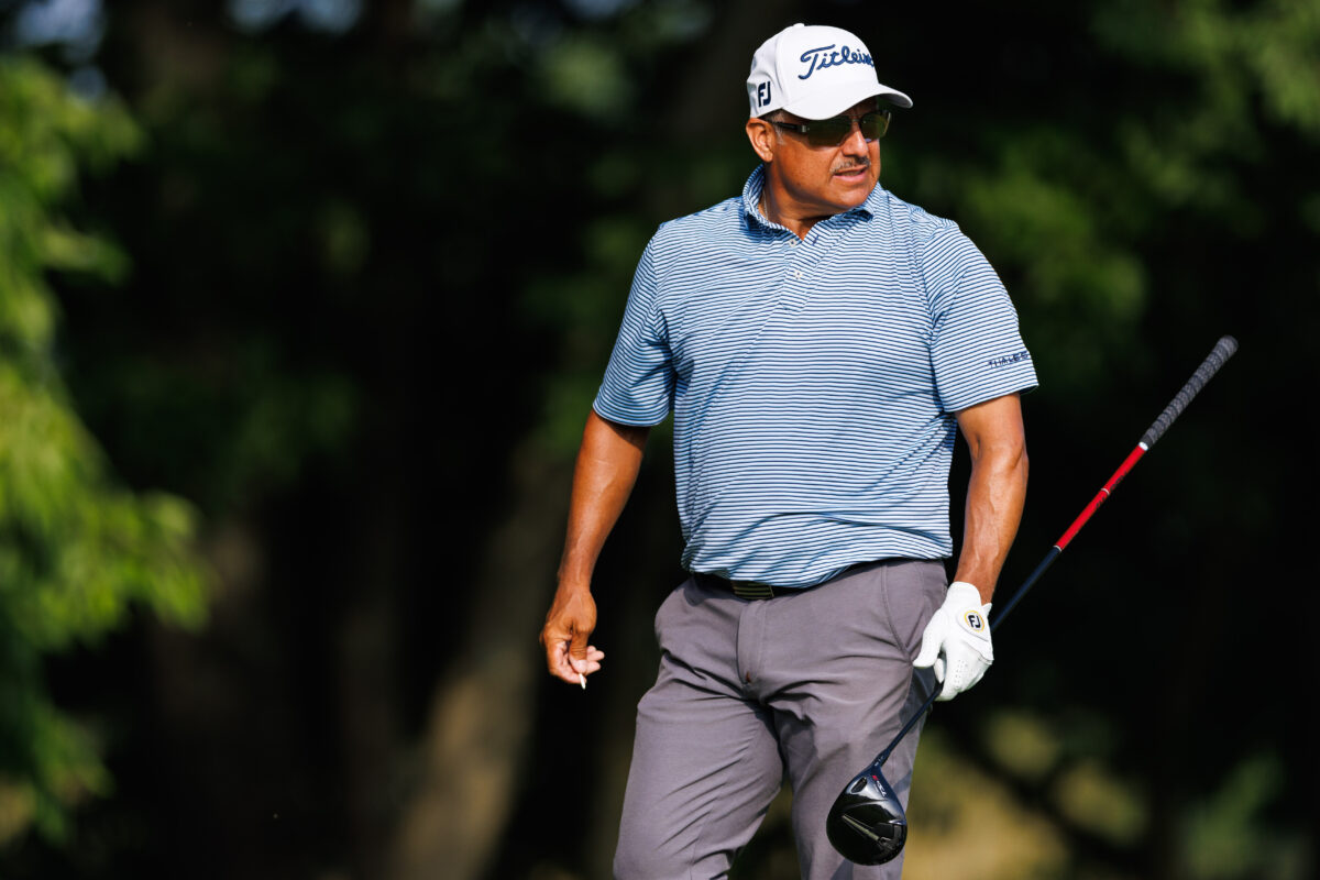 This PGA Tour pro with nearly 400 starts had a cancerous lump removed, but he’s back swinging