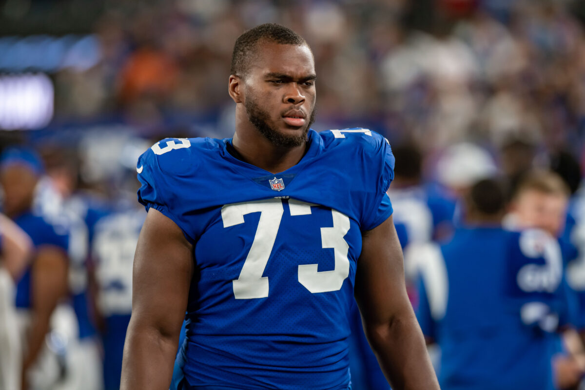 Report: Giants reached out to Evan Neal’s team about moving to guard