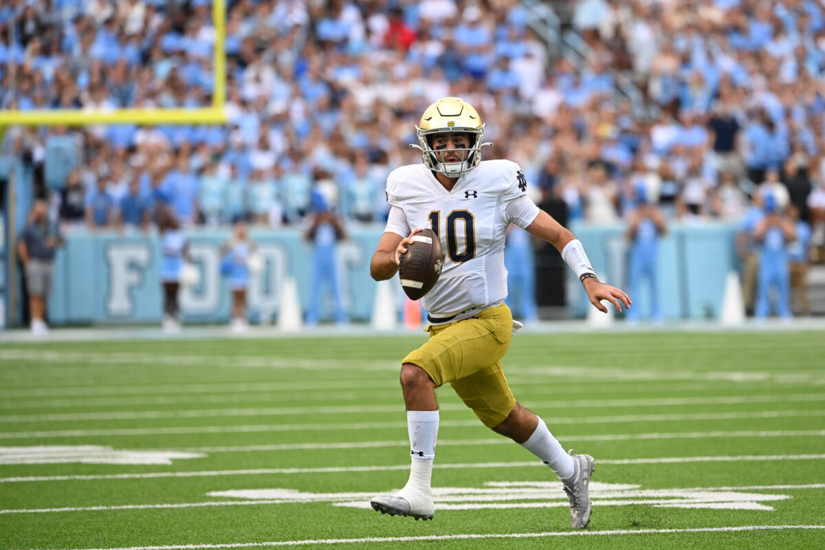 Former Notre Dame quarterback Drew Pyne on the move again