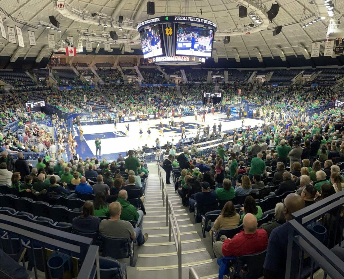 Purcell Pavilion sold out for Notre Dame’s first NCAA Tournament game