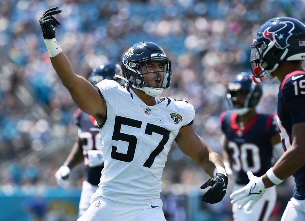 Jaguars reportedly not tendering RFA LB Caleb Johnson