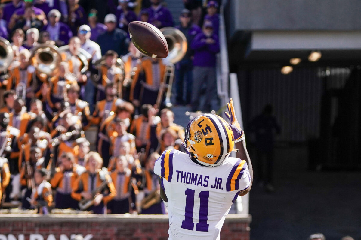 Brian Thomas Jr. posts best Relative Athletic Score in LSU history at NFL combine