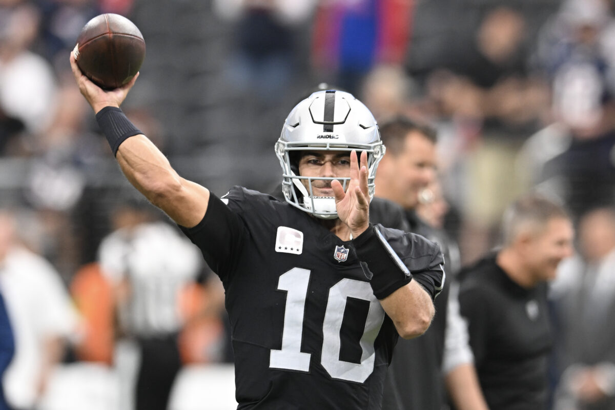Raiders officially release 4 including QB Jimmy Garoppolo, Hunter Renfrow