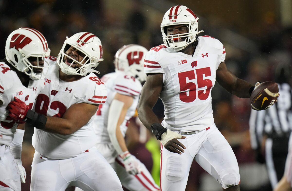 How former Wisconsin LB Maema Njongmeta performed at the 2024 NFL combine