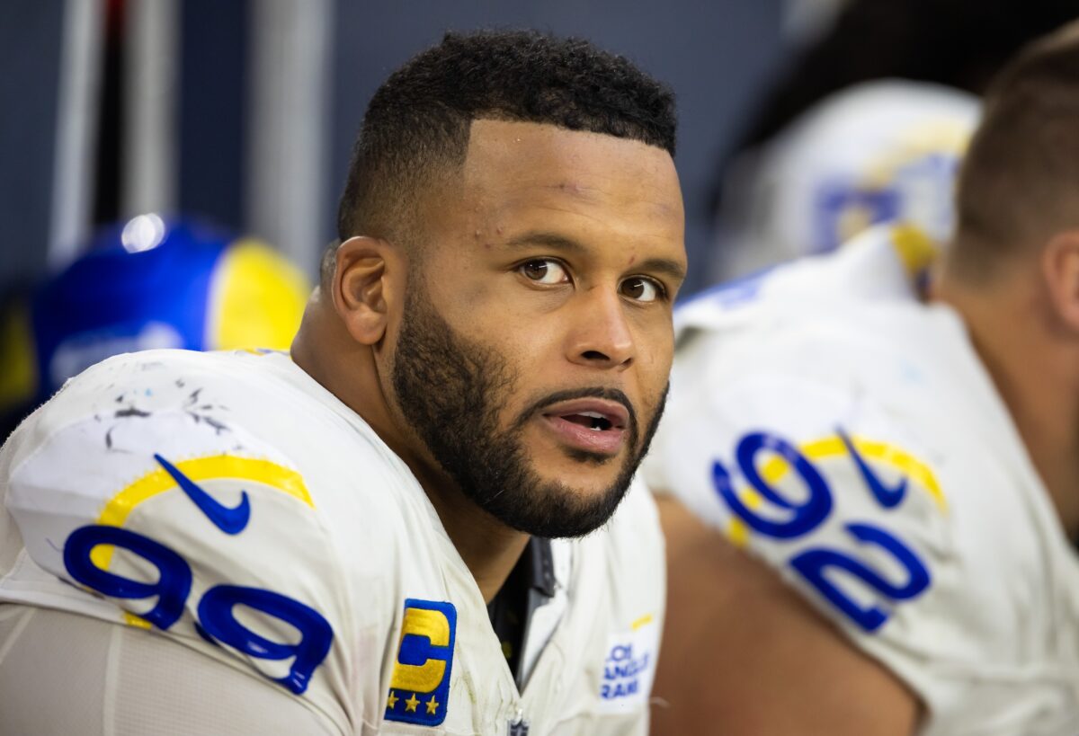 Aaron Donald retires with most pressures in NFL since 2018 but Maxx Crosby isn’t far behind