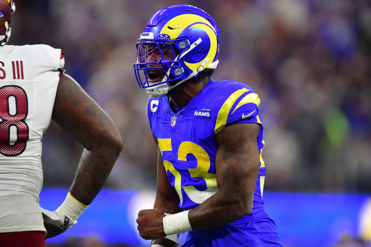 Look: Ernest Jones appears motivated by Rams’ decision not to extend him yet