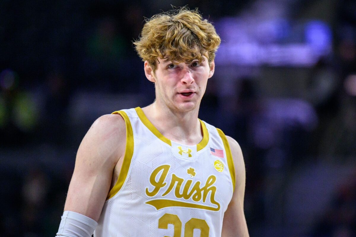 J.R. Konieczny to return from foot injury for Notre Dame’s home finale