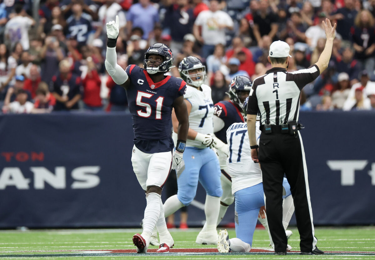 Texans DE Will Anderson Jr. was ‘jumping up and down’ after Danielle Hunter signed