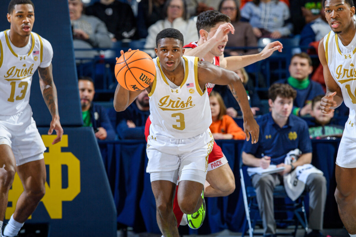 Notre Dame’s Markus Burton named ACC Rookie of the Year
