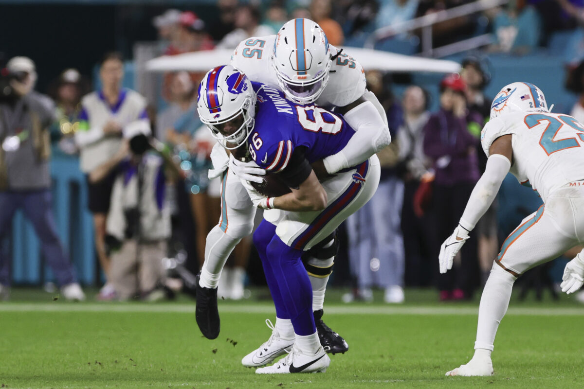 Bills’ Brandon Beane unsure hip-drop tackle penalties will actually be called (video)