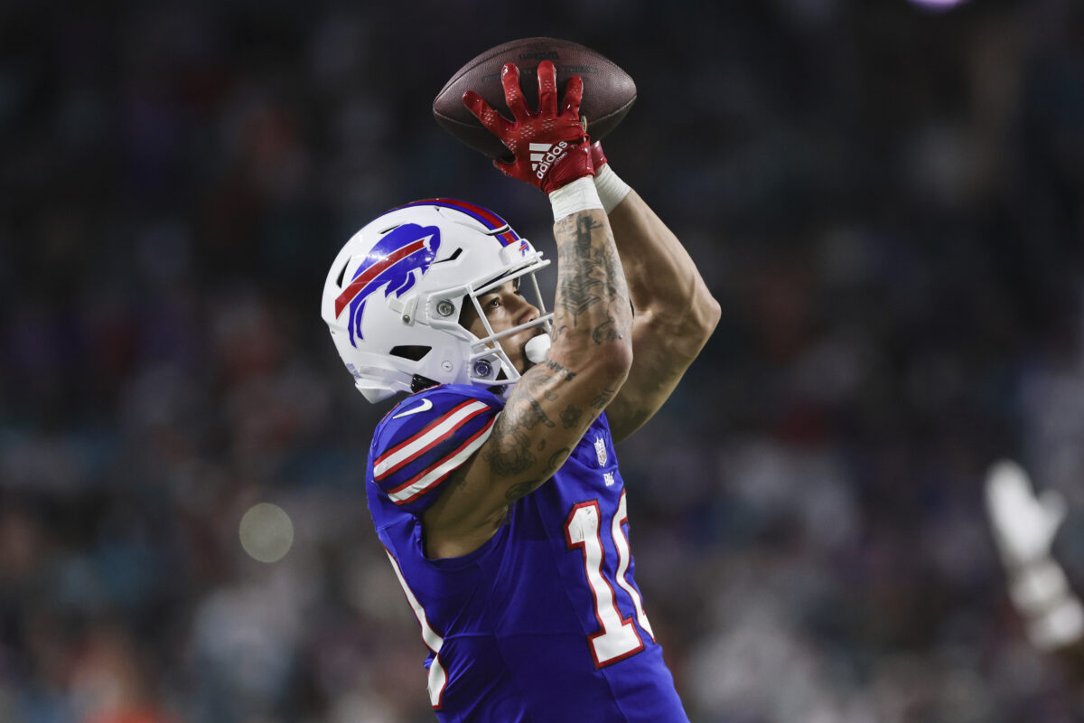 WATCH: Bills’ Khalil Shakir works out with Eric Moulds
