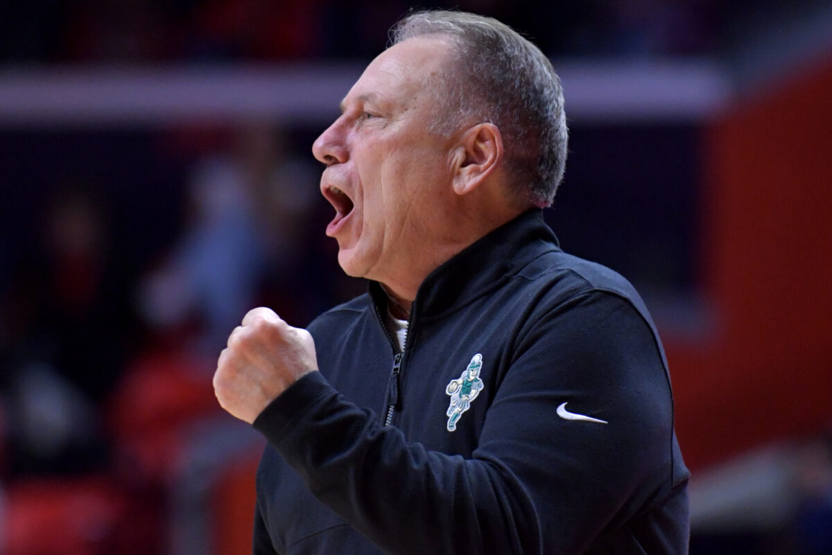 WATCH: Tom Izzo previews Michigan State basketball’s season finale against Indiana