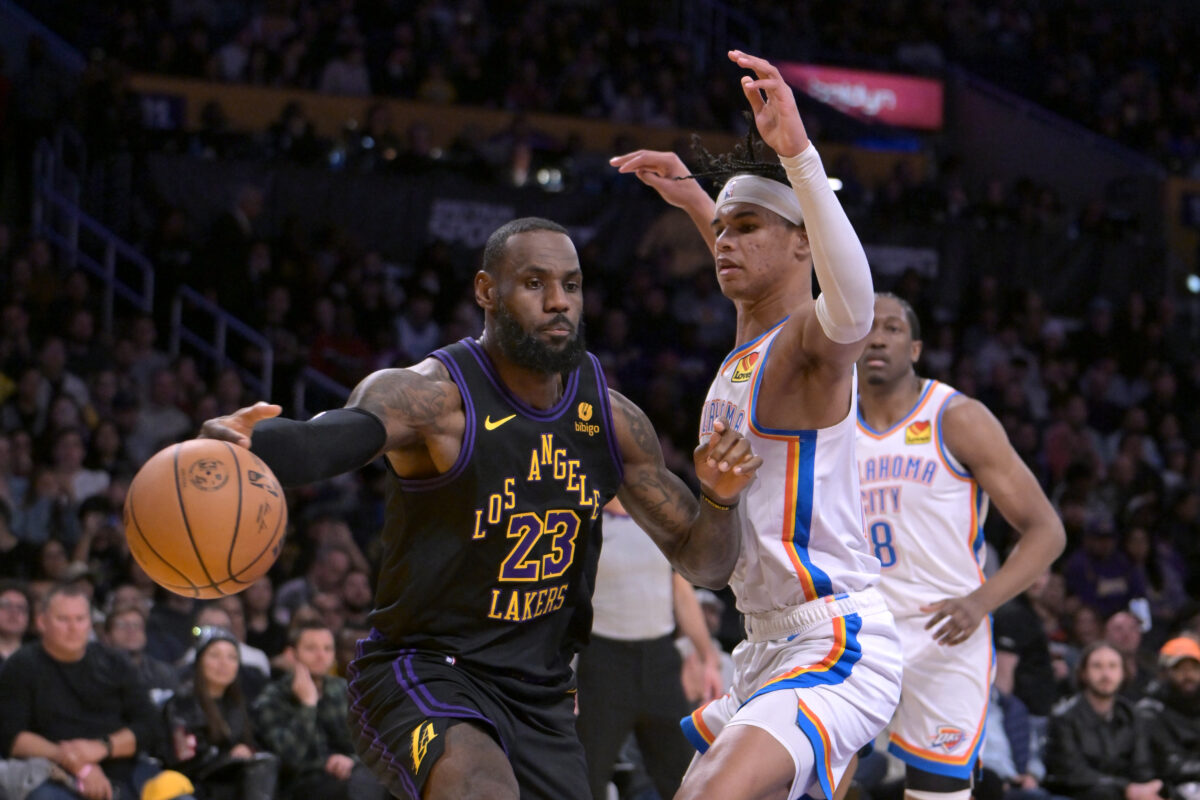 Oklahoma City at Los Angeles Lakers odds, picks and predictions