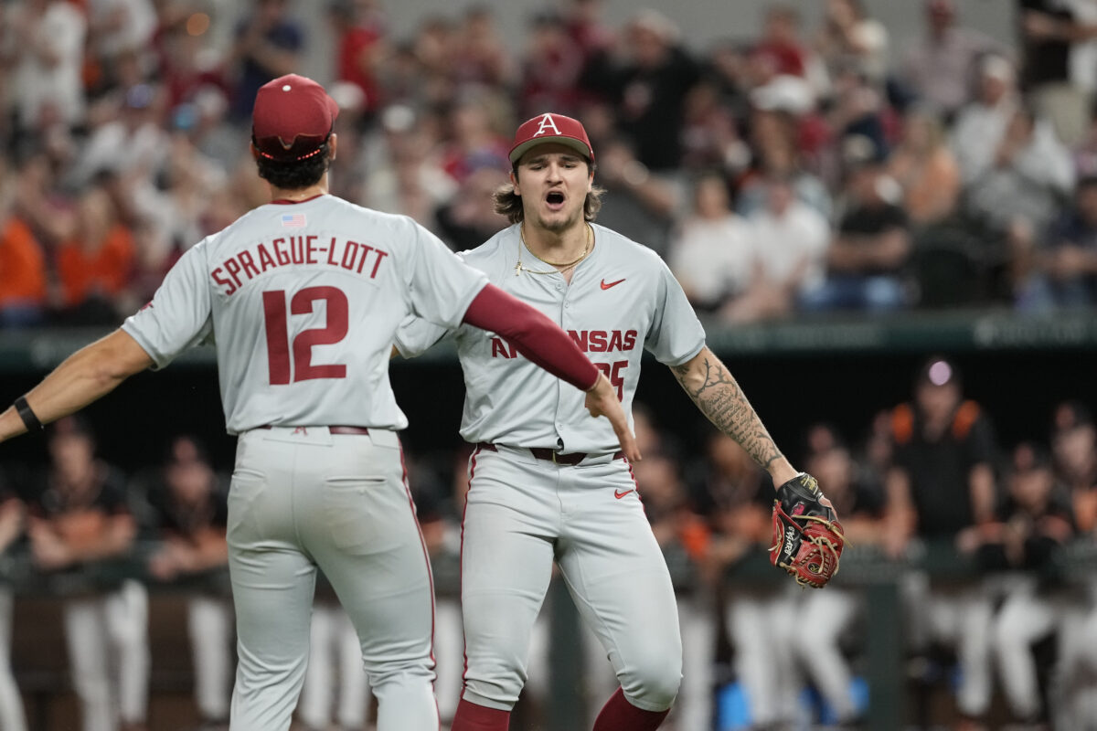 Back-to-back-to-back bombs spark 6th inning scoring frenzy in Hogs win over Mizzou