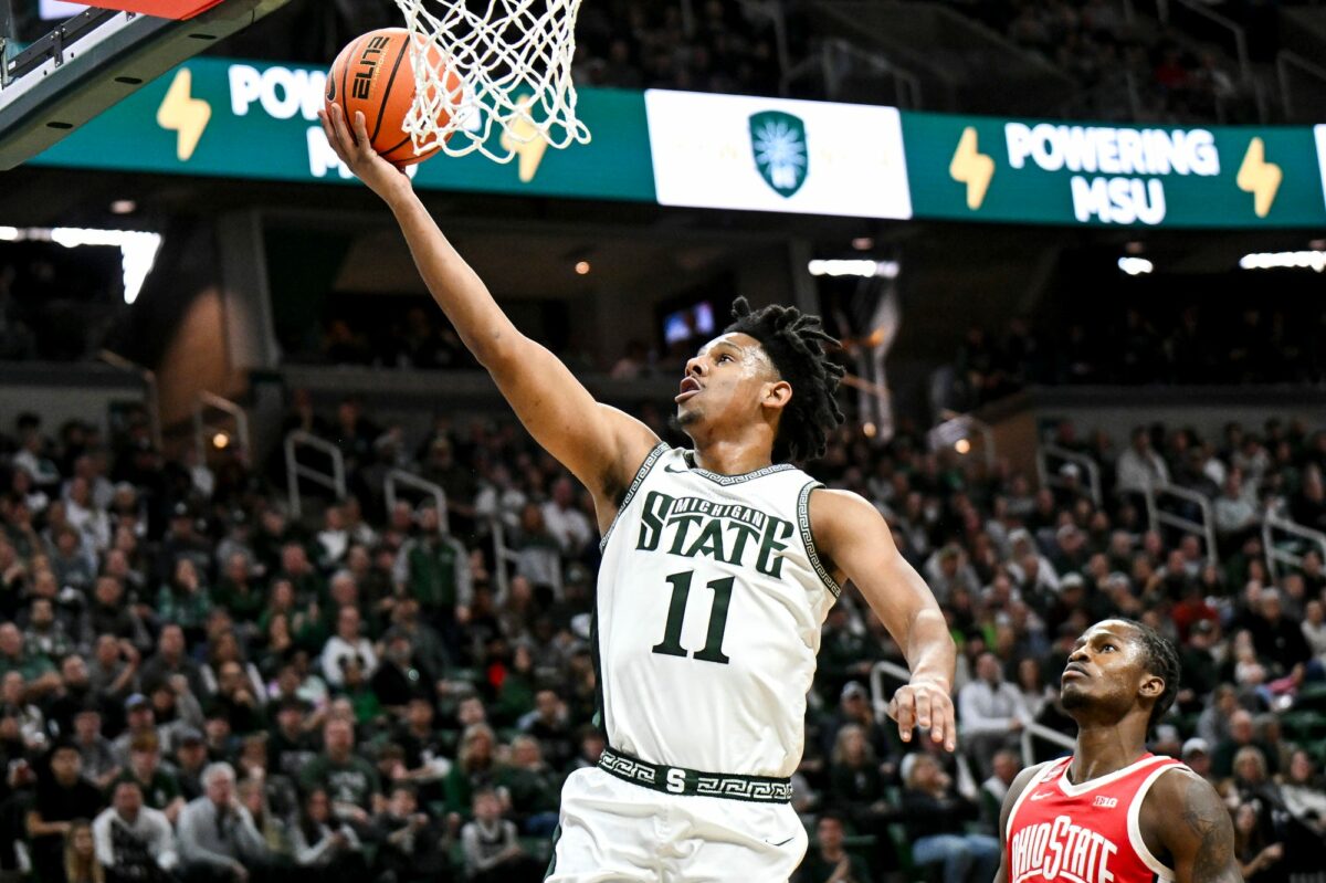 Michigan State basketball listed as narrow favorite at Indiana