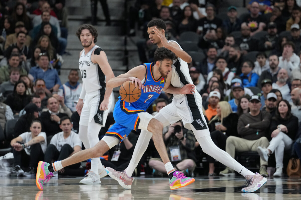 NBA Twitter reacts to Chet vs. Wemby in Thunder’s 132-118 loss to Spurs