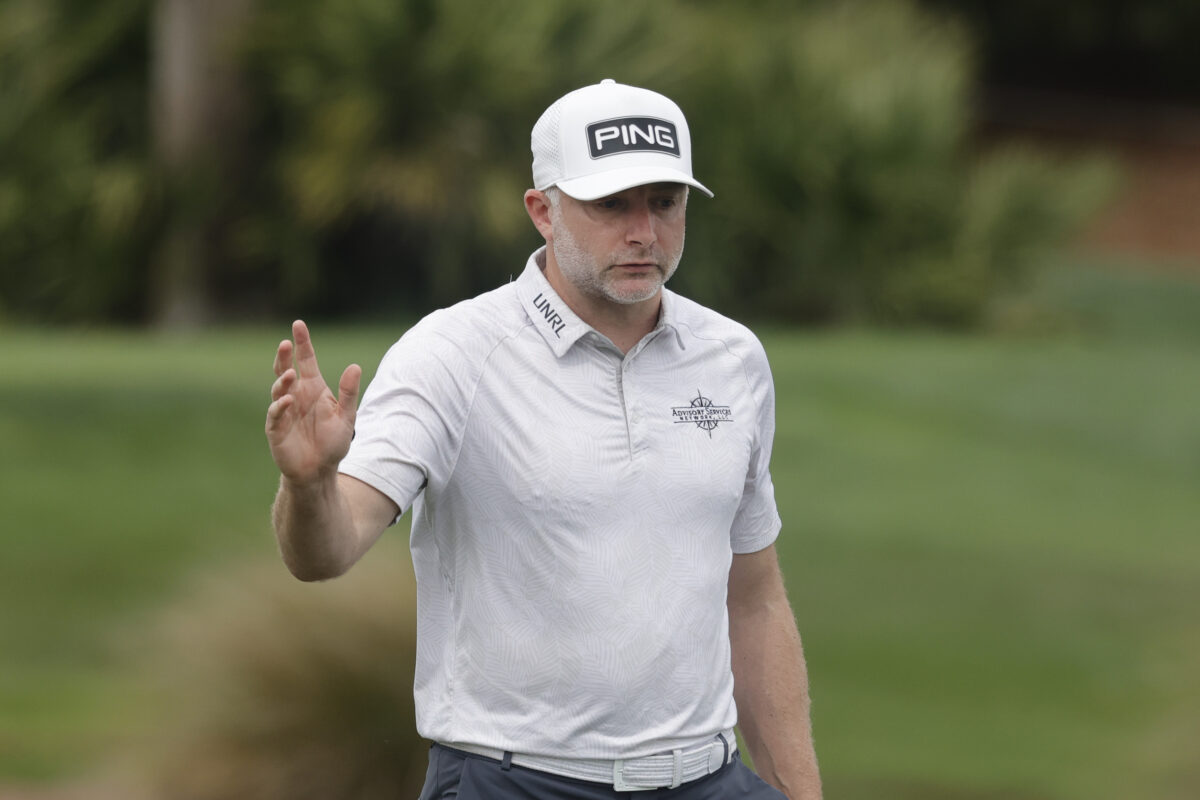 David Skinns tied for first place after Cognizant Classic third-round