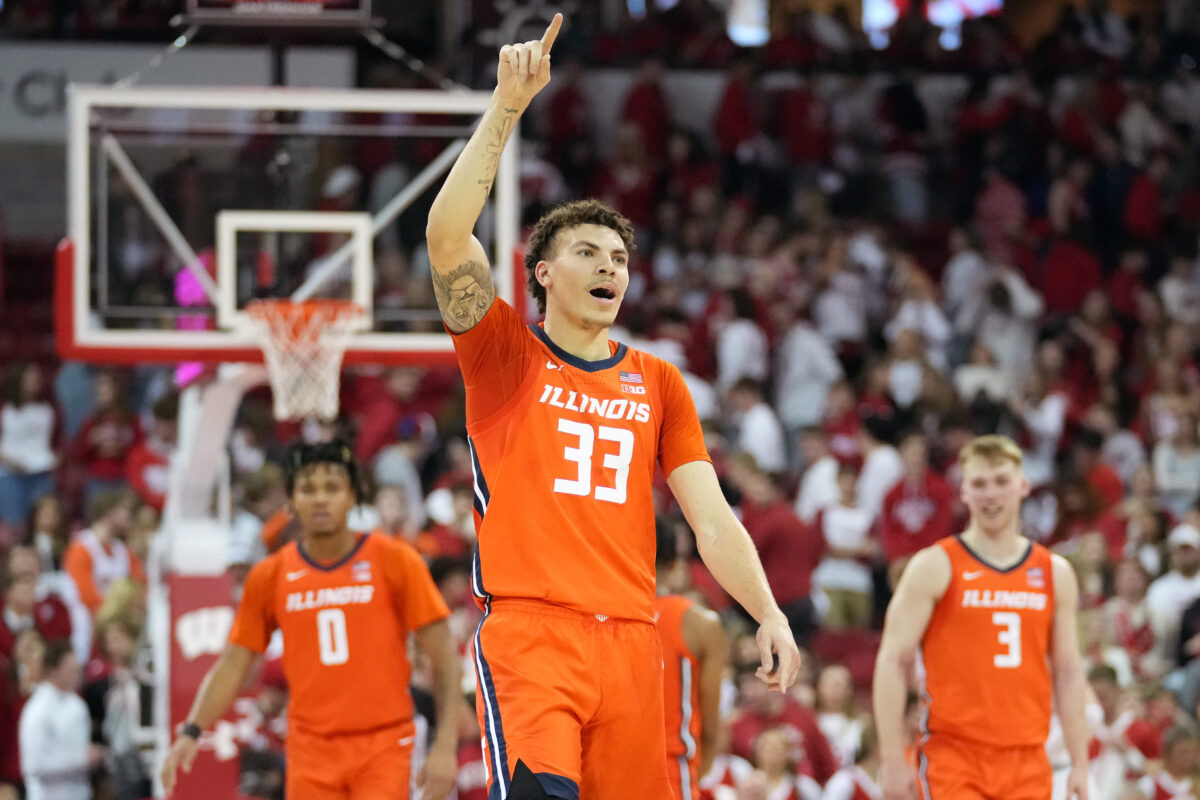 Illinois basketball made history with win over Wisconsin Saturday