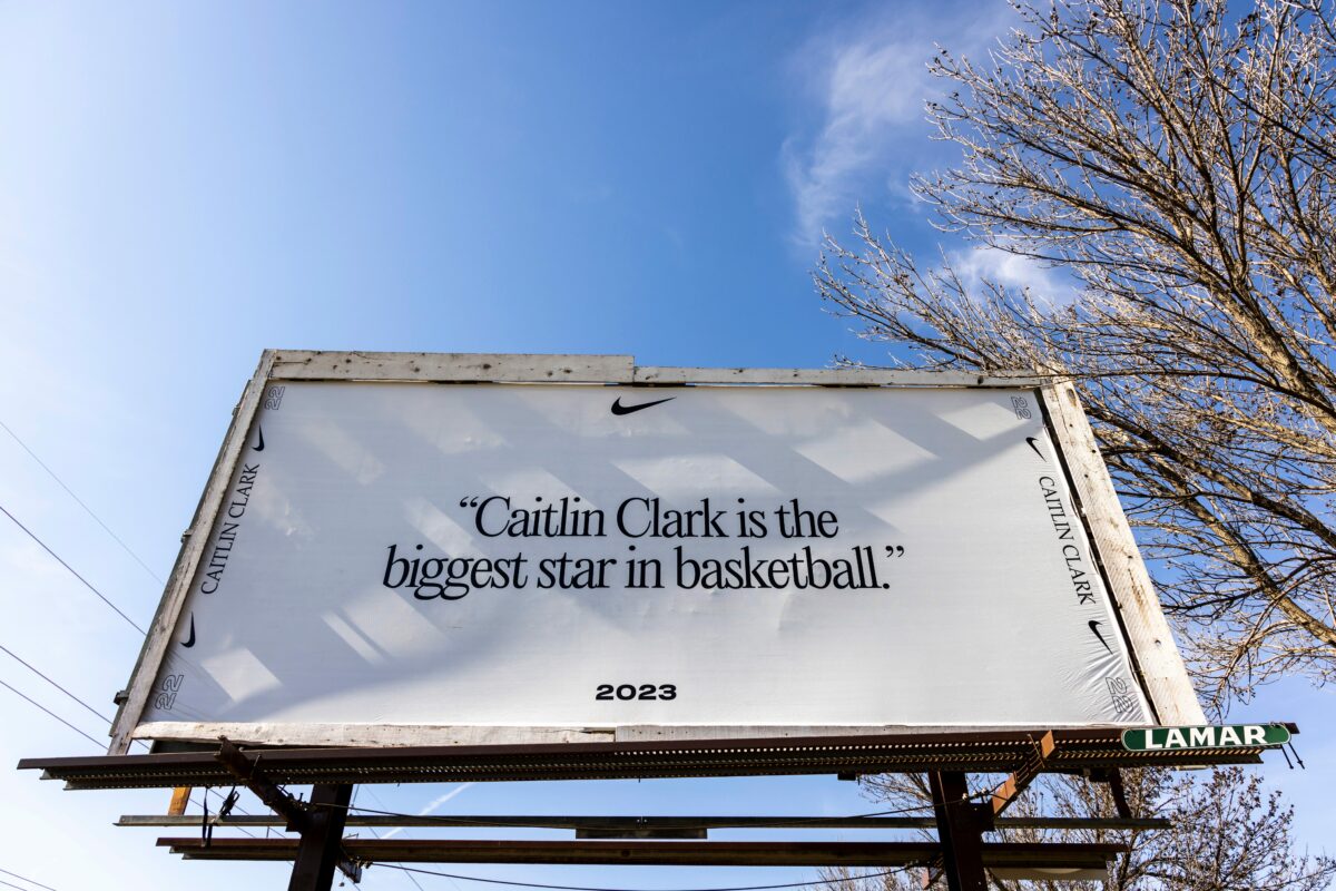 Nike unveils gigantic Caitlin Clark ad campaign in Iowa City
